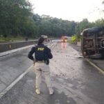 PRF registra aumento de mortes em acidentes com caminhões no Paraná